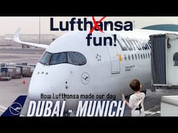 The Lufthansa A350-900 : A flight to remember! | Dubai to Munich | Lufthansa Economy Trip Report