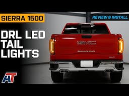 2019-2024 Sierra 1500 DRL LED Tail Lights; Black Housing Review & Install
