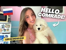 First Time Seeing my RUSSIAN DOG 🇷🇺 | Russia Vlog