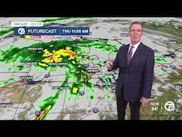 Rain/storms back Thursday
