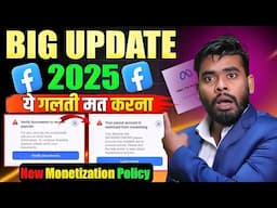 Facebook Update 2025; Facebook Payout Verification & Restricted