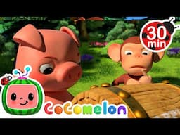 Apples and Bananas + More | Cocomelon JJ's Animal Time | Songs & Nursery Rhymes for Kids