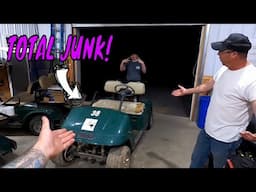 I Can't Believe I Bought This TRASH Golf Cart.....The Beginning Of Project Low Life!