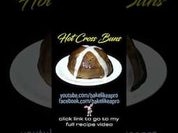 Easter Hot Cross Buns Recipe #Easter #hotcrossbuns #cooking
