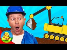 Dig In My Excavator | Construction Machines | Kids Songs | The Mik Maks