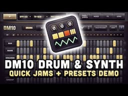 DM10 Drum & Synth Machine by Fingerlab | Quick Jams + Presets Demo