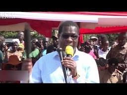CS Opiyo Wandayi Promises Siaya Residents to Concentrate on matter Development. #ebrunews