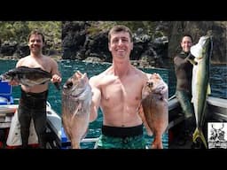 Spearfishing the Bay Of Islands | Boat Camping & GREAT WHITE Shark Encounter