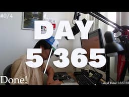 Work With Me Live Pomodoro 60/10 | Day 5/365 🦍🌱