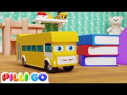 Blink your Eyes | Latest Wheels On The Bus | Fun Learning Rhyme for Kids | Nursery Rhymes | Pilli Go