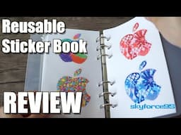 SUNEZGLO Reusable Sticker Book 100 Sheets with Pockets Review