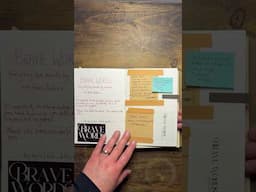 A flip through of my completed writing journal refill from @paper_republic #writingjournal