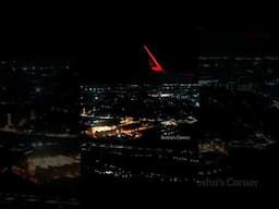 Amazing Singapore night view from flight ✈️ #travel #trending #viral #shorts #airport #flight
