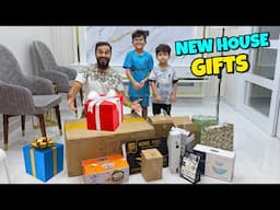 New house ke lye itne saarey gifts agae 😍 Unboxing kardi 🎁