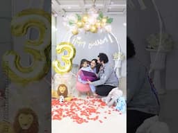 Birthday Surprise for my Little one #shorts #ytshorts #youtubeshorts