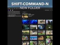Final Cut Pro Shortcut | Shift-Command-N | New Folder