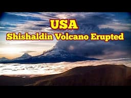 Shishaldin Volcano Erupted In Unimak Island, Aleutian Chain, Alaska, USA,, Indo-Pacific Ring Of Fire