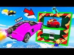 GTA 5 CHOP GOT SHOT IN THE FACE WITH MY TANK IN ROCKET VS MYSTERY