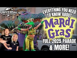 Universal's Mardi Gras Parade: FULL Parade & DETAILS | Bead Catching POV & Parade Tips | 2025