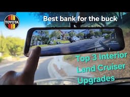 Top 3 Land Cruiser upgrades - Cheap Too!