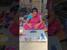 Amazing Handmade Glass Showpiece Making Process #shorts