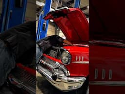 Checking in this 1957 Chevrolet Bel Air! Coming soon to the website! #musclecars #classiccars