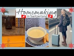 Everyday Homemaking 🇨🇭Swiss Edition🇨🇭 | Kitchen Organization + Laundry + Easy Soup Recipe