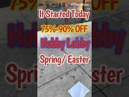HURRY💨 75%-90% OFF HOBBY LOBBY CLEARANCE SALE STARTED TODAY 04/30