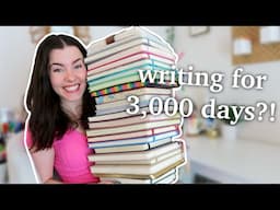 3,000 DAYS of daily journaling!!💖