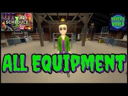 All Equipment - Schedule 1 - How To Use All Equipment