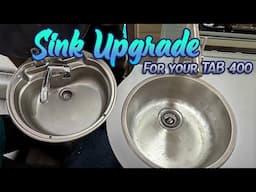 Sink Upgrade for your nuCamp TAB 400: Step by Step