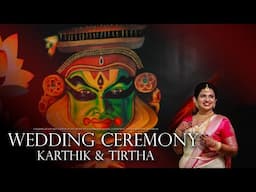 Karthik-Tirtha Wedding Highlight |Kerala Hindu Wedding Highlight |Bhaskareeyam Convention Centre