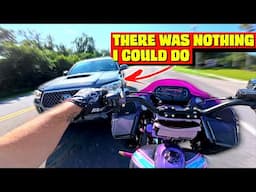 Would YOU have been able to avoid this? | Harley Road Glide vs Toyota Tacoma