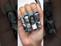 Painting BONE THUGS on my Nails!😱💅🏼🔥 #nailartist #naildesigns #nailart #bonethugs