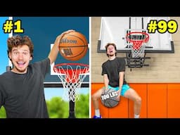 Level 1 to 100 EXTREME Basketball Challenges!