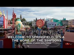 Welcome to Springfield U.S.A. The Simpsons Window Into The World Universal Studios Hollywood (2025)