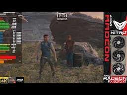RX 9070 XT - Star Wars Jedi Survivor, Ray Tracing FSR 4K
