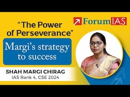 The Power of Perseverance | Margi's Strategy to Success | IAS Shah Margi Chirag | One On One Session