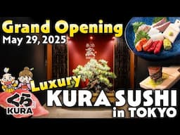【Tokyo】 New Upscale Kura Sushi in Japan / Conveyor belt sushi restaurant Muten-Kura