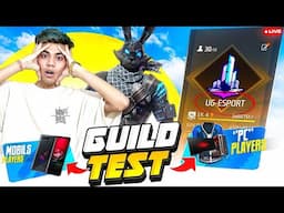 🔴[Live] Hardest UG Guild Test is Back👽Free Fire Live !!