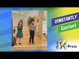 “Constantly Content” - Kids X-Press (KX240106)