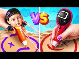 From Nerd to GIANT Squid Game Doll in real life!