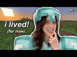 dumb girl starts a Minecraft HARDCORE series