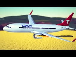 Realistic Fictional Airplane Crashes and Emergency Landings #23 | Besiege
