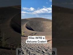 Top Hikes in California - Hiking into a Volcano Crater! #hiking #volcano  #nationalpark