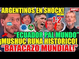 PRENSA ARGENTINA ENCANTADA con MUSHUC RUNA 2-1 CRUZEIRO EN BRASIL! TRIUNFAZO HISTÓRICO" EC PAL MUNDO