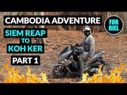 Motorbike touring in Cambodia: Siem Reap to Koh Ker road trip - Part 1! #forriel