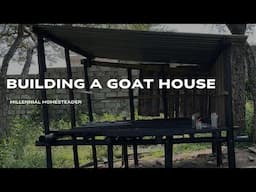 Building a goat house with wood pallets | Homesteading in South Africa | PART 1