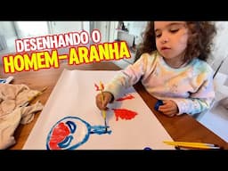 COLORINDO COM TINTA GUACHE