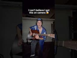 I can’t believe I got this on CAMERA 😱#guitar #feverdream #memes